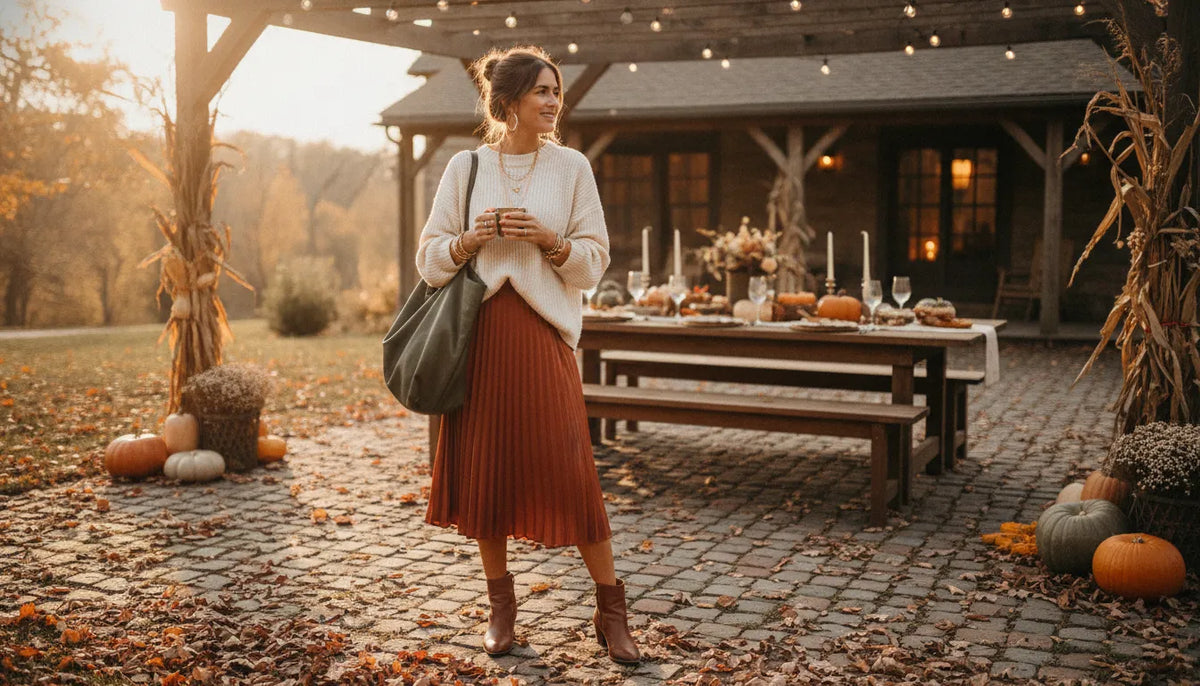 Tenue de Thanksgiving décontractée pour femme : le guide du style