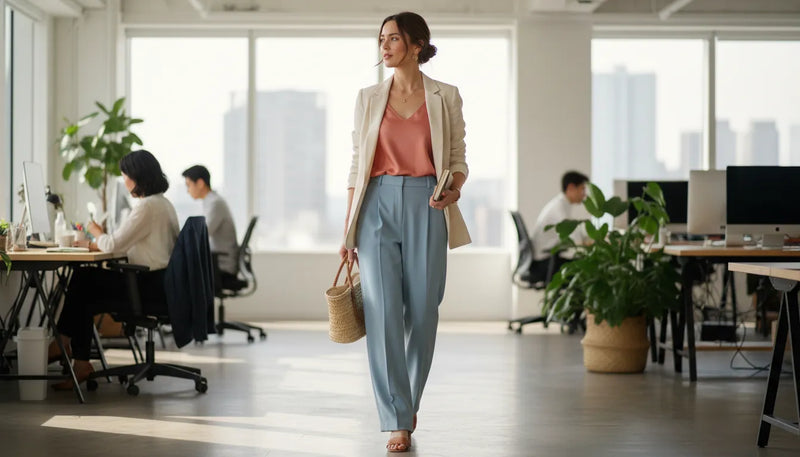 Tenue de travail été femme : allier style et fraîcheur au bureau