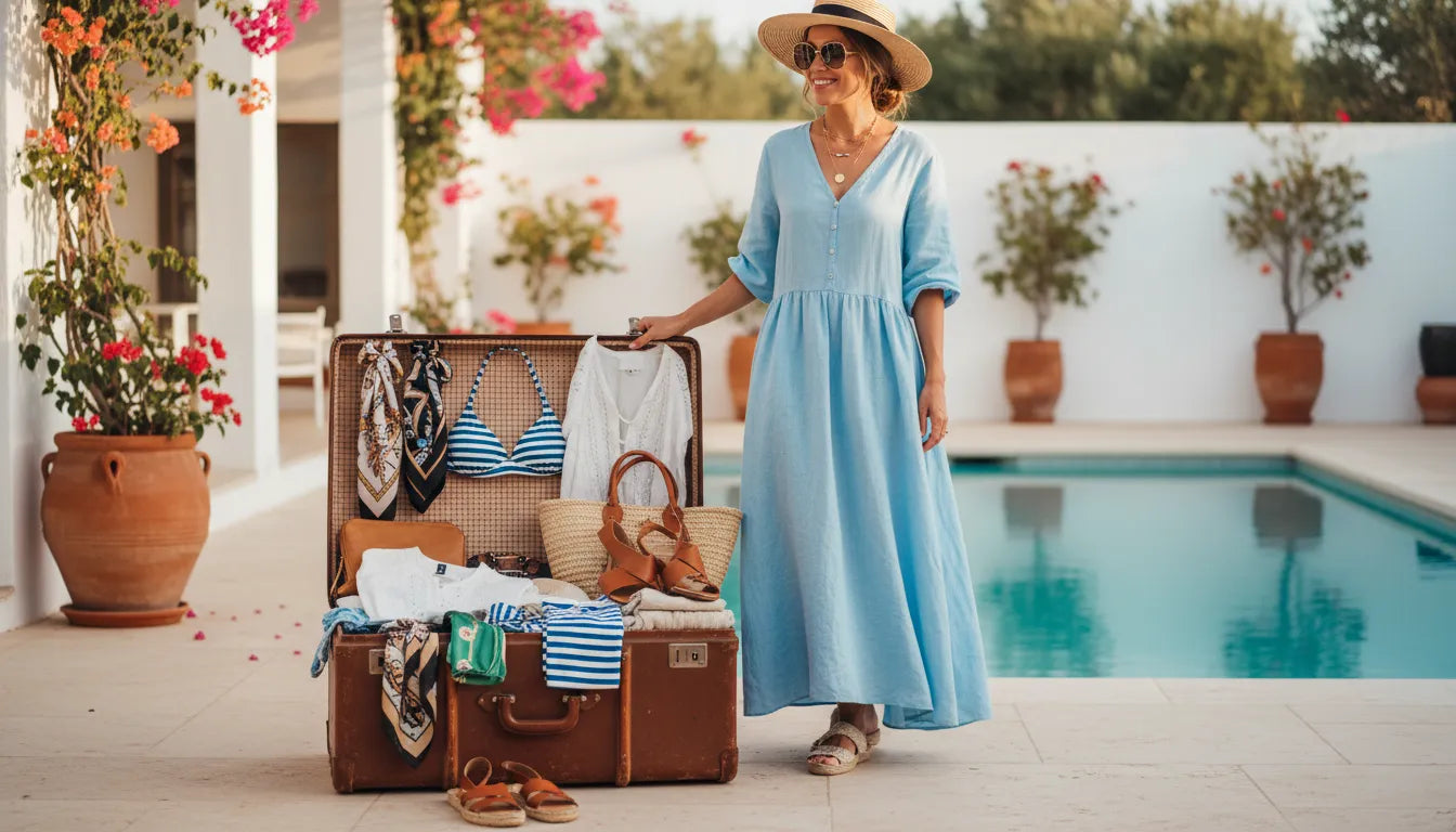 Tenue de vacances d'été pour femme : l'art de la valise idéale