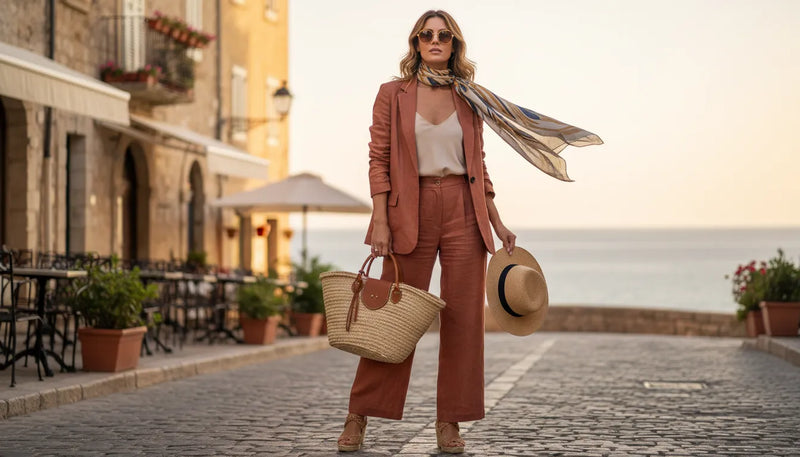 Tenue de voyage femme : l'art de voyager avec style cet été