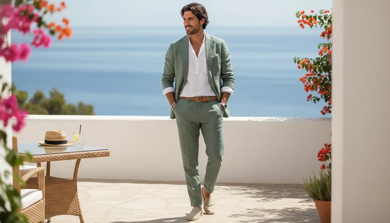 Tenue en lin pour homme : l'art de l'élégance estivale