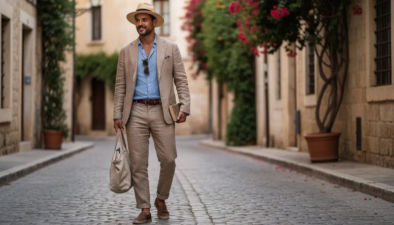 Tenue en lin pour homme : le guide du style estival