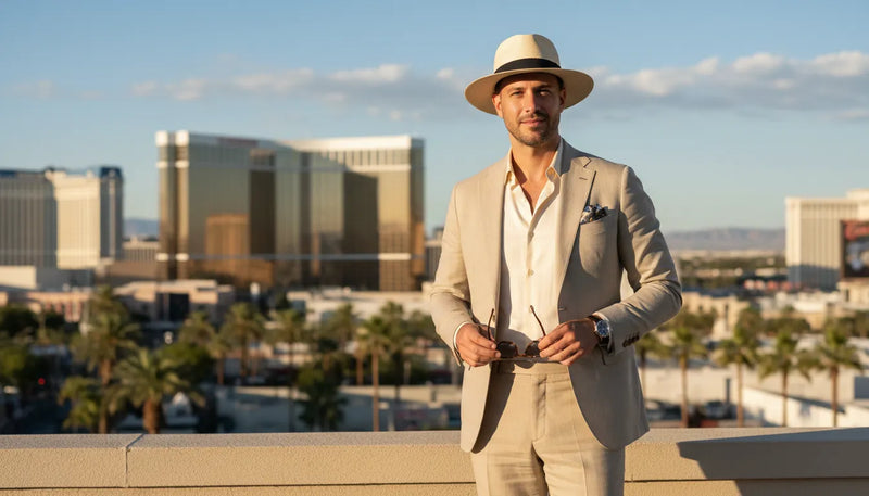 Tenue homme pour un été à Vegas : le guide du style sans effort