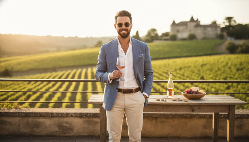 Tenue homme pour une dégustation de vin en été : le guide style