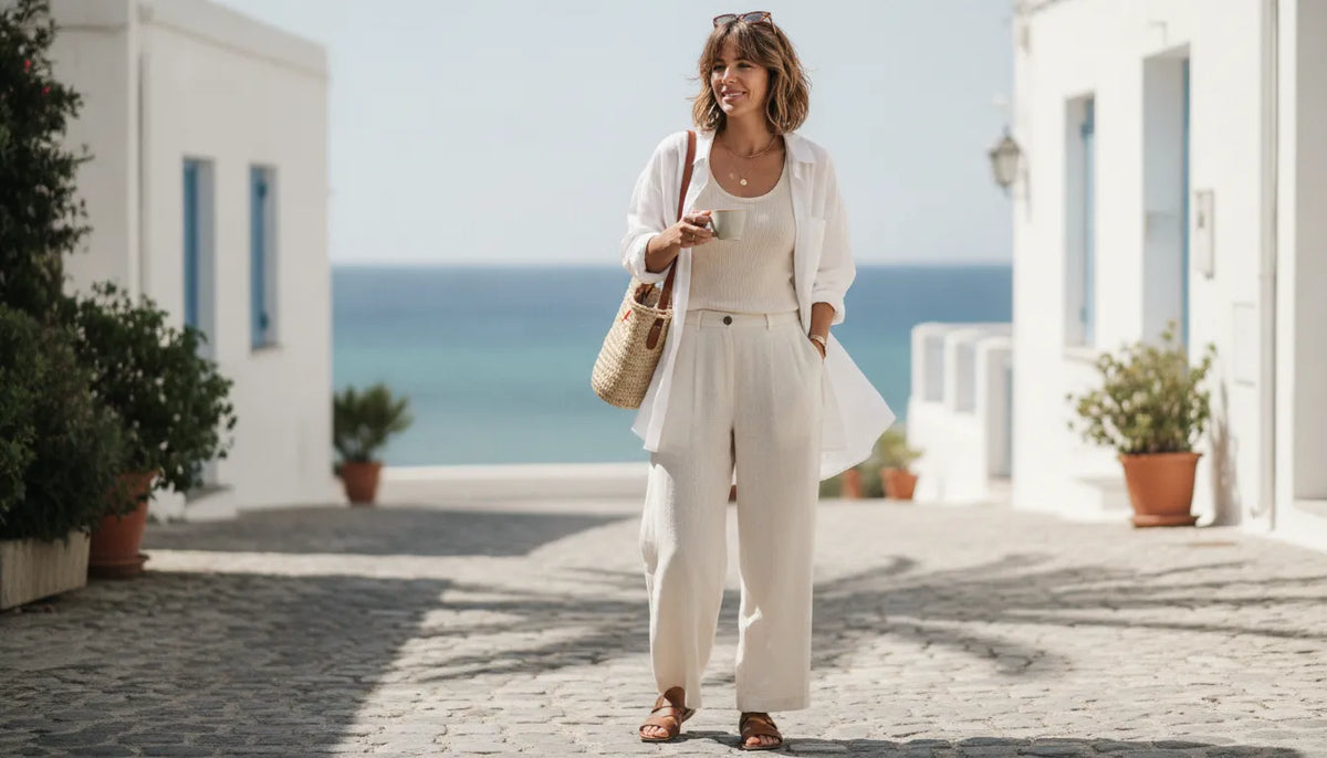 Tenue pantalon blanc décontractée : les essentiels du style