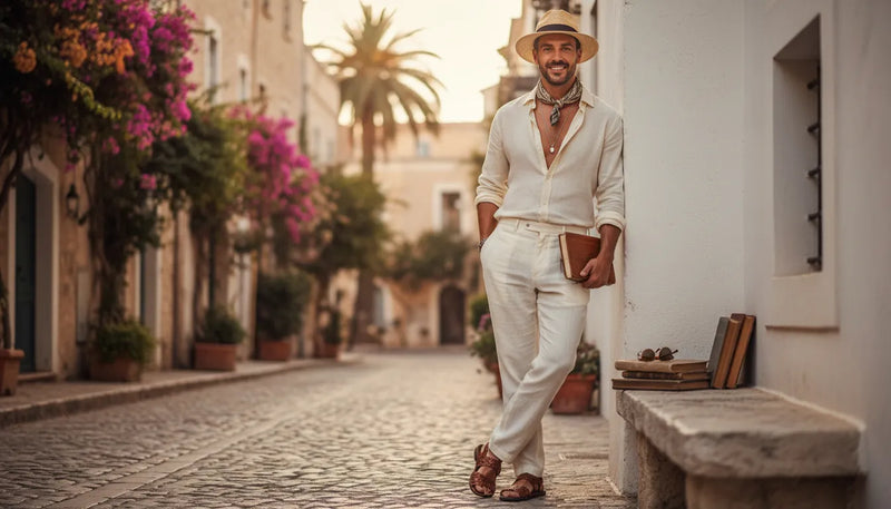Tenue pantalon en lin homme : l'art du style en été