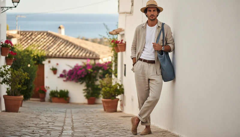 Tenue pantalon en lin homme : l'art du style estival