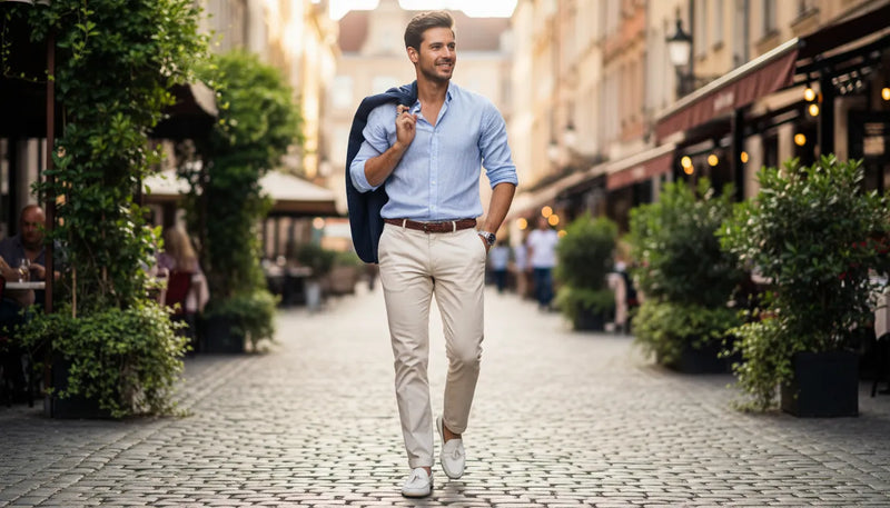Tenue premier rendez-vous homme été : l'élégance sans effort