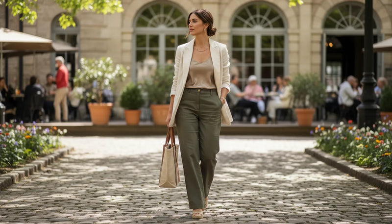 Tenues business casual d'été pour femme : l'élégance au bureau