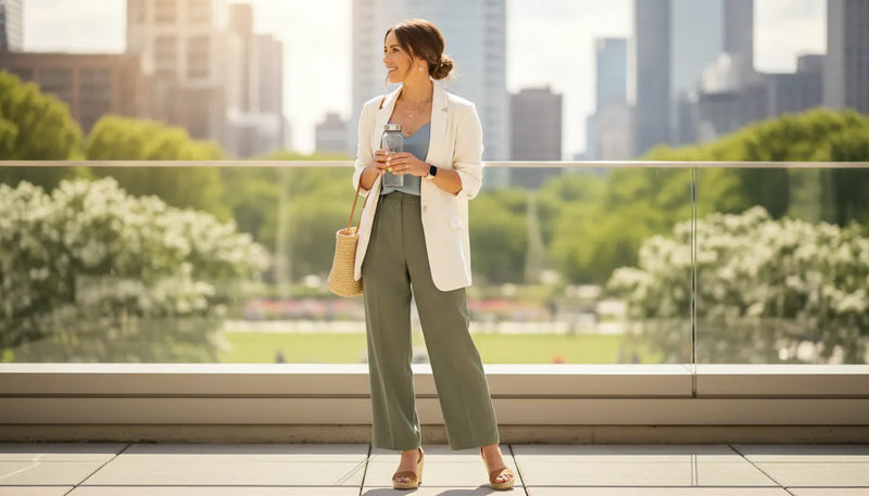 Tenues business casual femme : le style de bureau en été