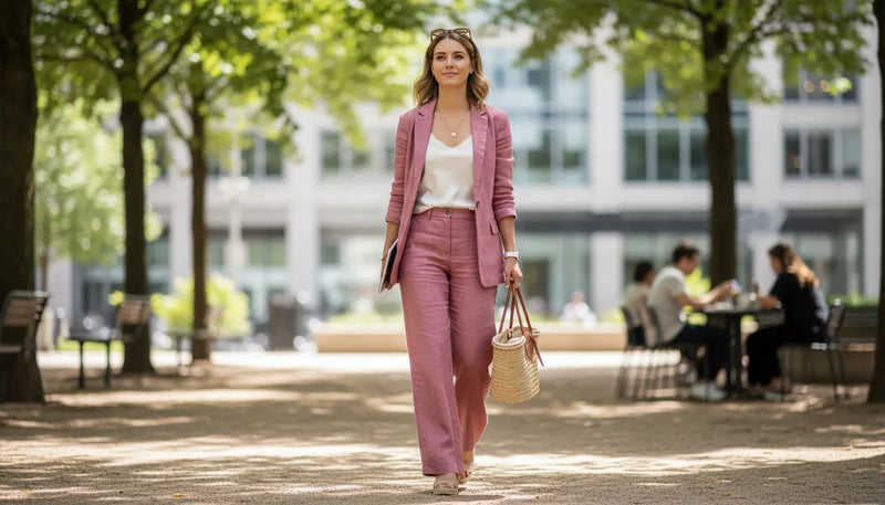 Tenues business casual femme pour l'été : l'art de l'élégance au bureau