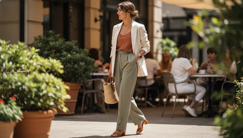 Tenues business casual femme pour l'été : l'art du style au bureau