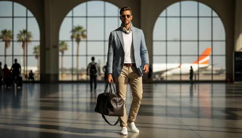 Tenues d'aéroport d'été pour homme : l'art de voyager avec style