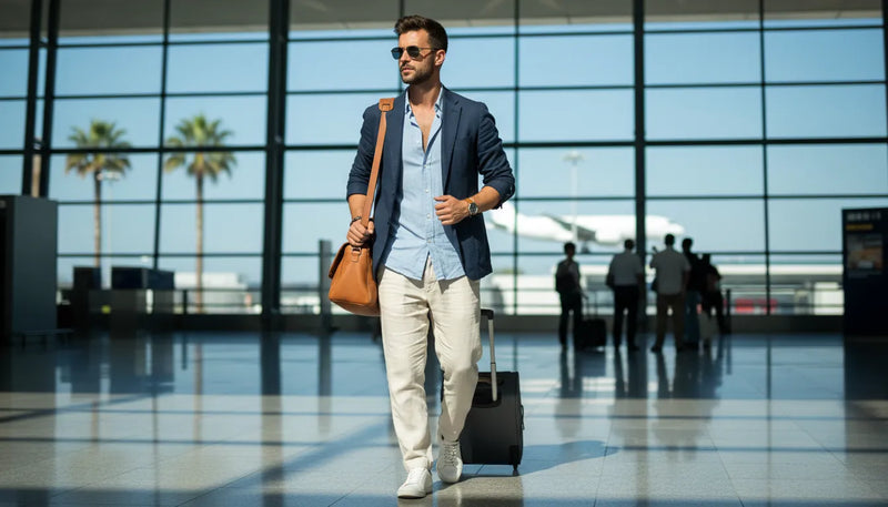 Tenues d'aéroport pour homme : allier style et confort cet été