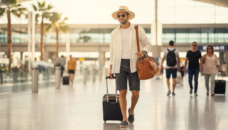 Tenues d'aéroport pour homme en été : l'art de voyager avec style