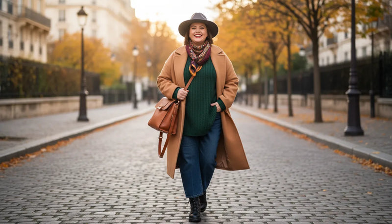 Tenues d'automne grande taille : cultiver son style avec audace