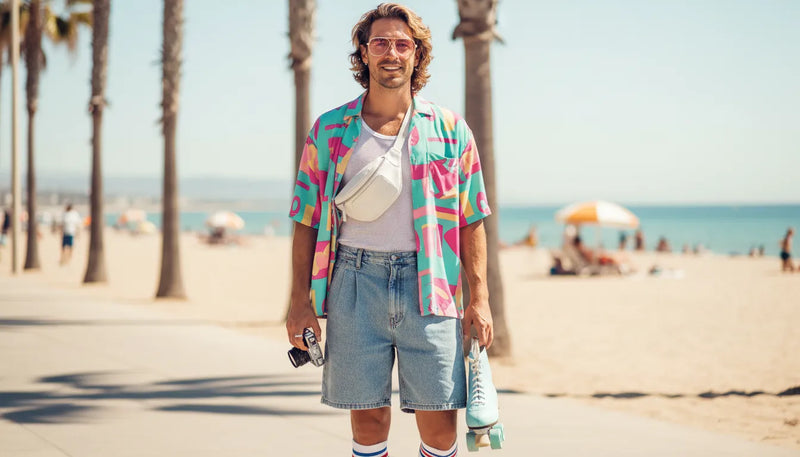 Tenues d'été années 80 pour homme : le style rétro moderne