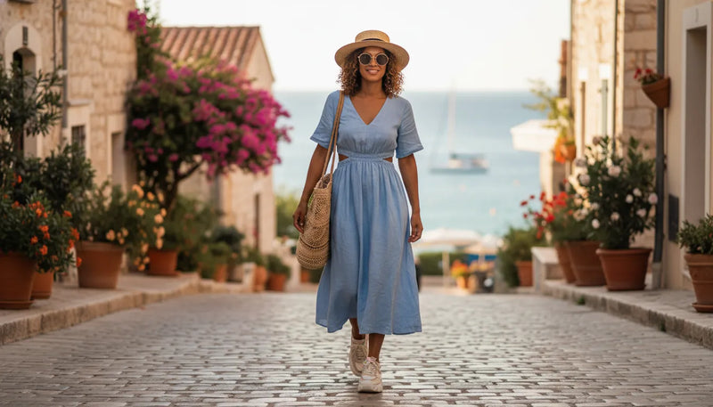 Tenues d'été avec baskets : comment allier confort et style