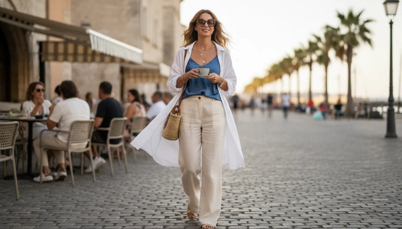 Tenues d'été avec pantalon : le chic sans effort