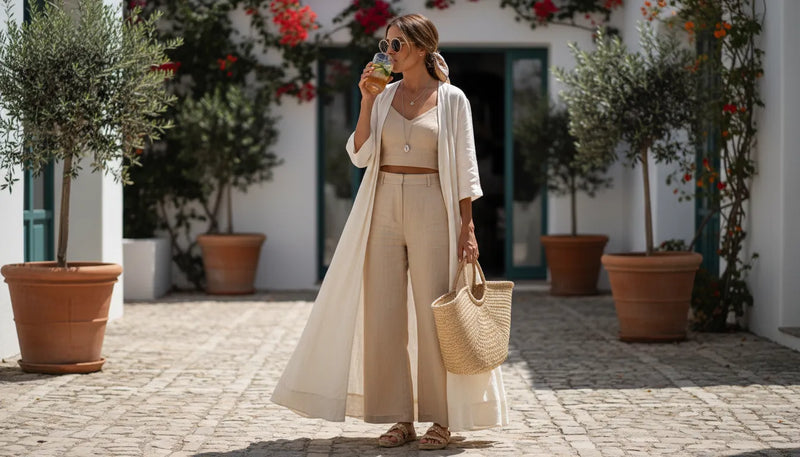 Tenues d'été en lin pour femme : l'élégance du confort