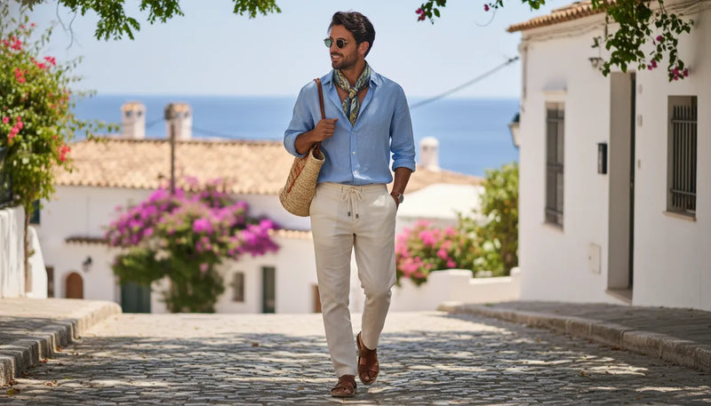 Tenues d'été en lin pour homme : l'art de l'élégance légère