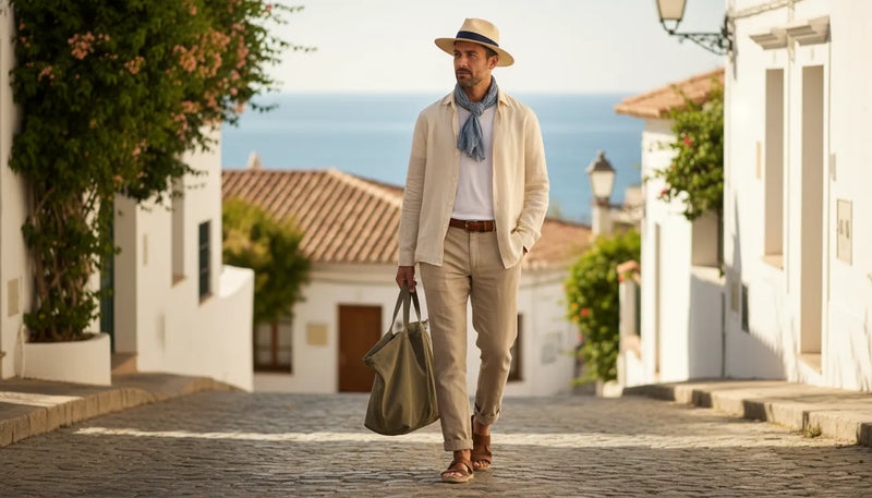 Tenues d'été en lin pour homme : l'art du style décontracté