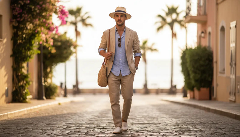 Tenues d'été en lin pour homme : l'élégance sans effort