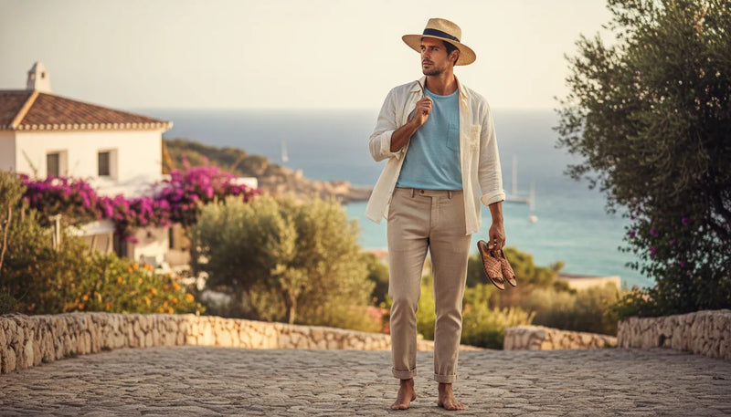 Tenues d'été en lin pour homme : le style sans effort