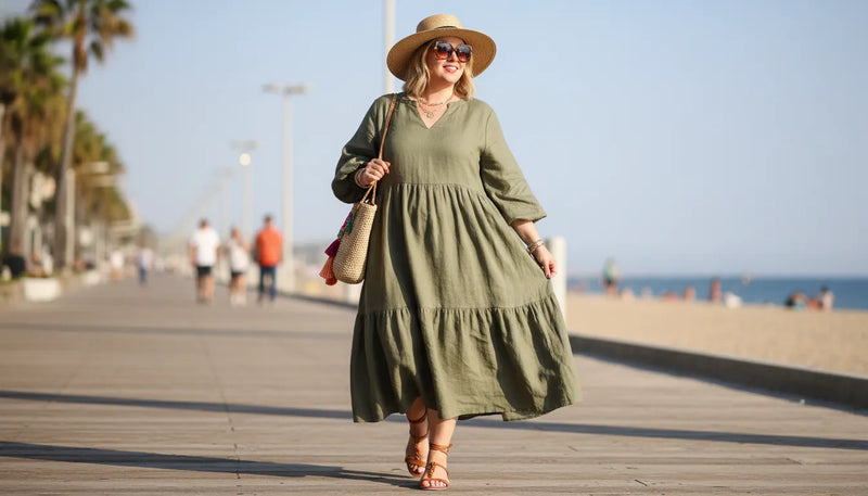 Tenues d'été grande taille pour femme : style et légèreté