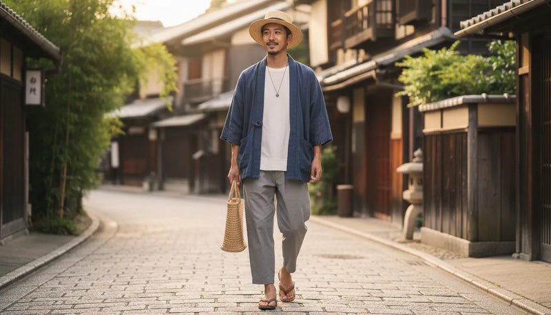 Tenues d'été homme au Japon : allier style et confort