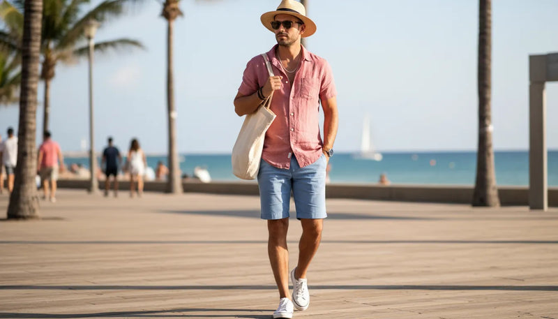 Tenues d'été homme avec short : l'art du style sans effort
