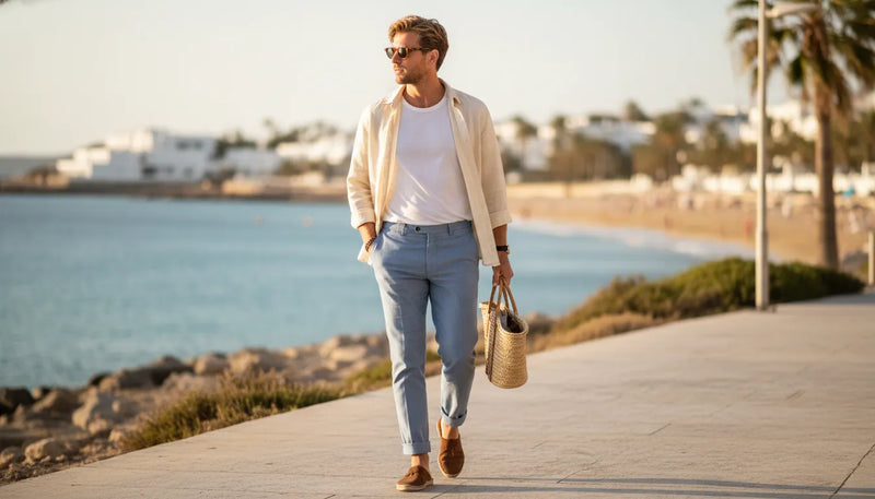 Tenues d'été homme en lin : le guide du style décontracté