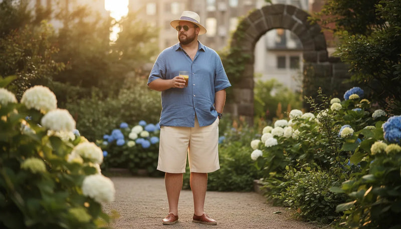 Tenues d'été homme grande taille : le guide du style au frais