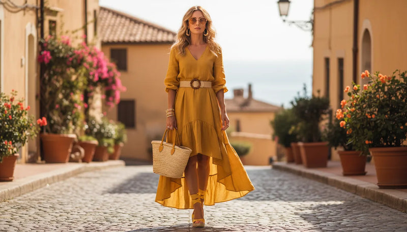 Tenues d'été jaunes pour femme : comment porter cette couleur