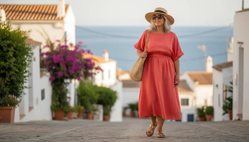 Tenues d'été : élégance et confort pour les femmes rondes de plus de 50 ans