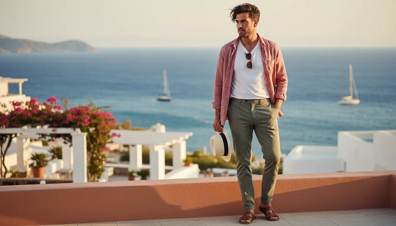 Tenues d'été méditerranéennes pour homme : l'élégance sans effort