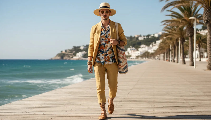 Tenues d'été originales homme : l'art de l'audace solaire