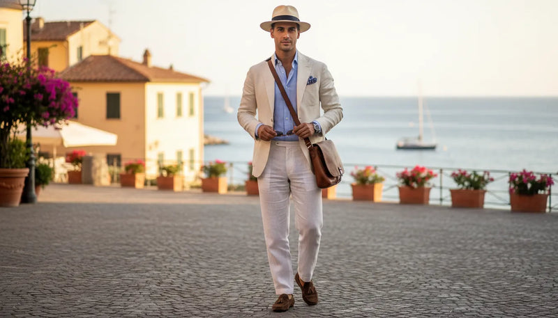 Tenues d'été pour homme : l'art de l'élégance à l'italienne
