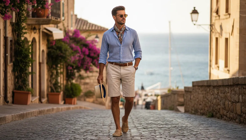 Tenues d'été pour homme : l'art du style européen