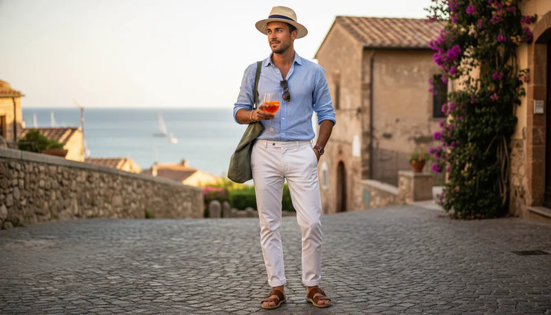 Tenues d'été pour homme : maîtriser le style italien
