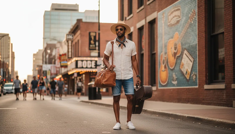 Tenues d'été pour homme à Nashville : le style Music City
