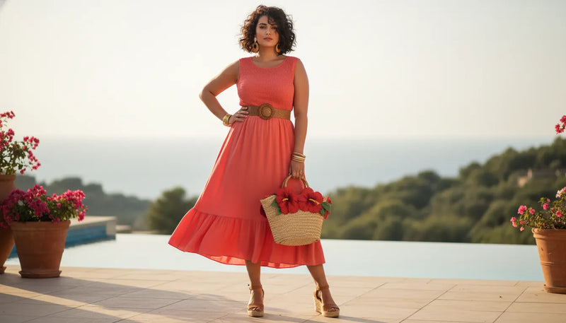 Tenues d'été pour mettre en valeur les silhouettes pulpeuses