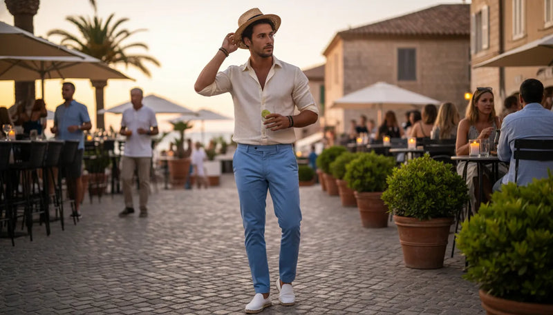 Tenues d'été pour sortir au bar : le guide du style masculin