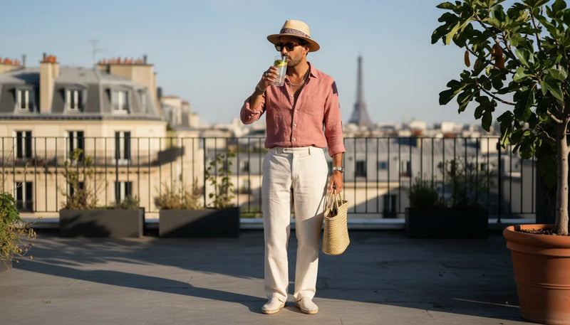 Tenues d'été urbaines homme : l'art de rester au frais