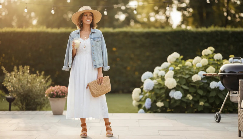 Tenues de barbecue d'été pour femme : l'art du style décontracté