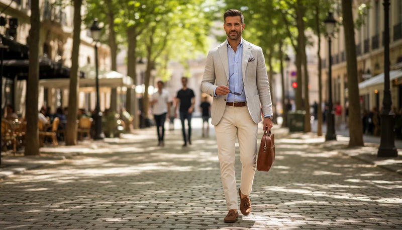 Tenues de bureau pour homme : rester élégant sous le soleil