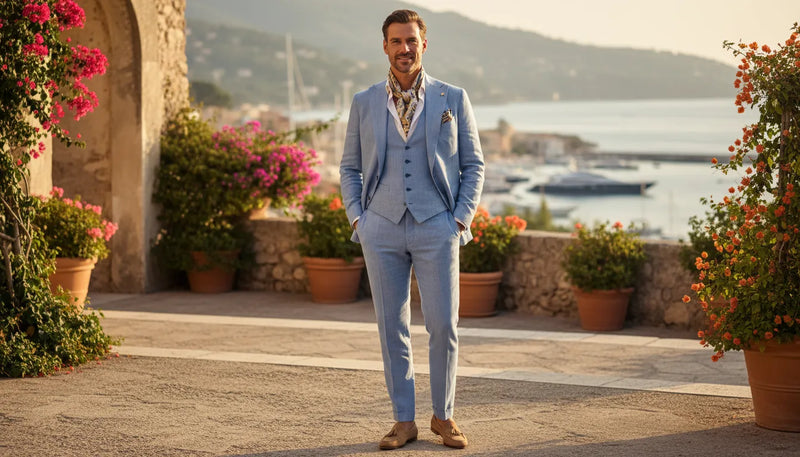 Tenues de cérémonie homme pour l'été : l'art de l'élégance sous le soleil