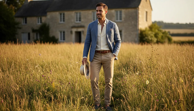 Tenues de campagne pour homme : l'élégance décontractée de l'été