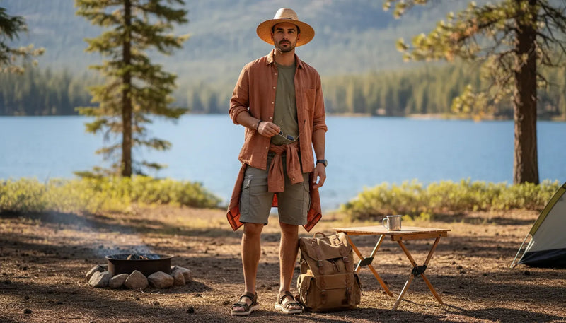 Tenues de camping d'été pour homme : style et fonctionnalité