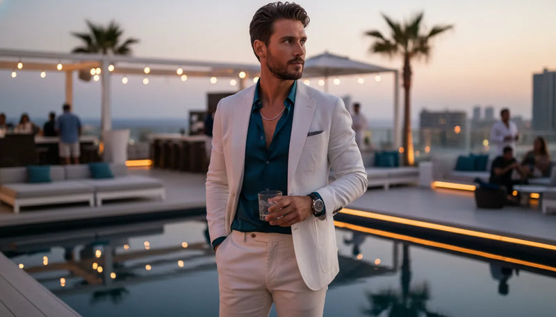 Tenues de club homme pour l'été : le guide du style nocturne